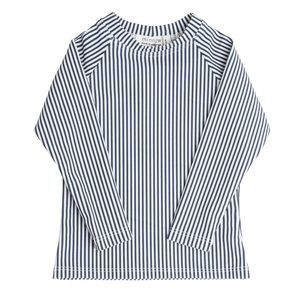Minnow Swim Rashguard in Navy Stripe Size 2T
